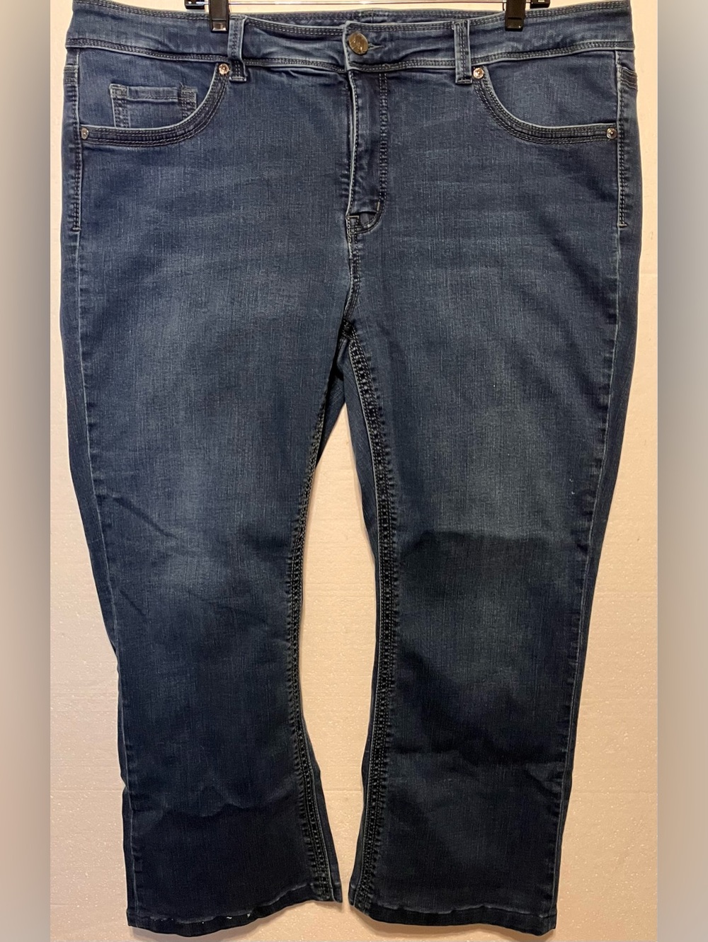 Melissa Mc Carthy Sz 20 Dark Blue Women's Stretch Jeans